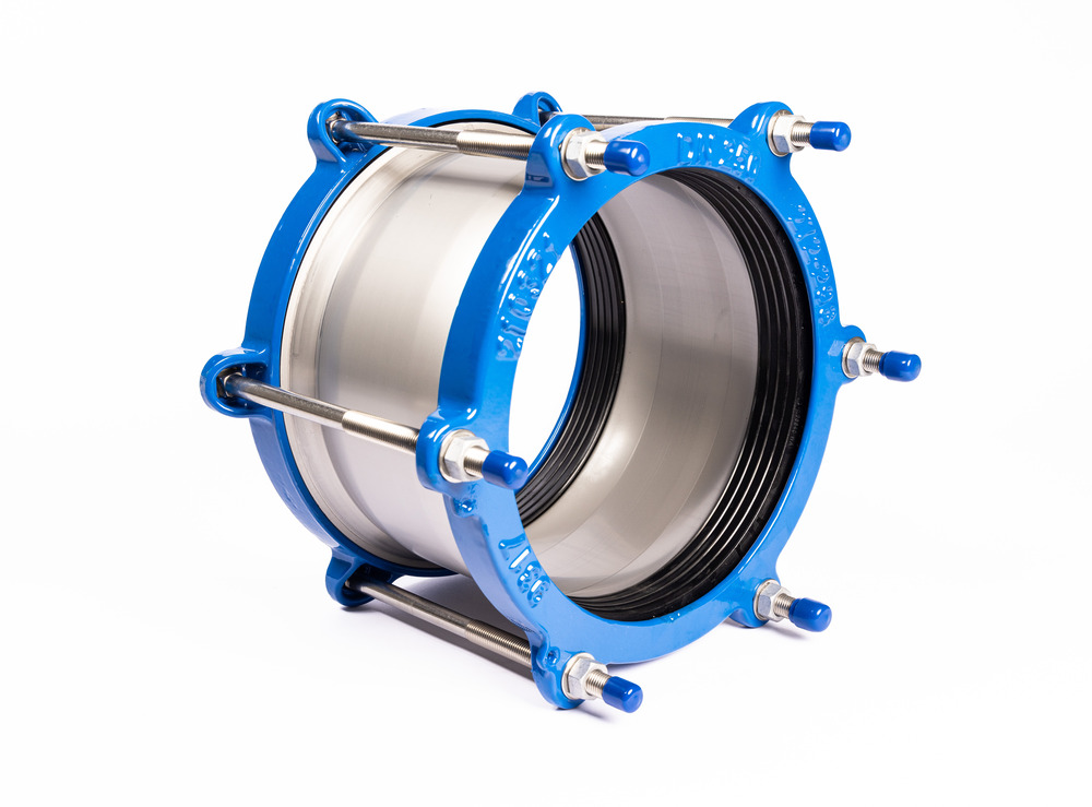 272-296  AVK Supa-Gib Coupling Long (6 Bolt) SS Barrel Series 601