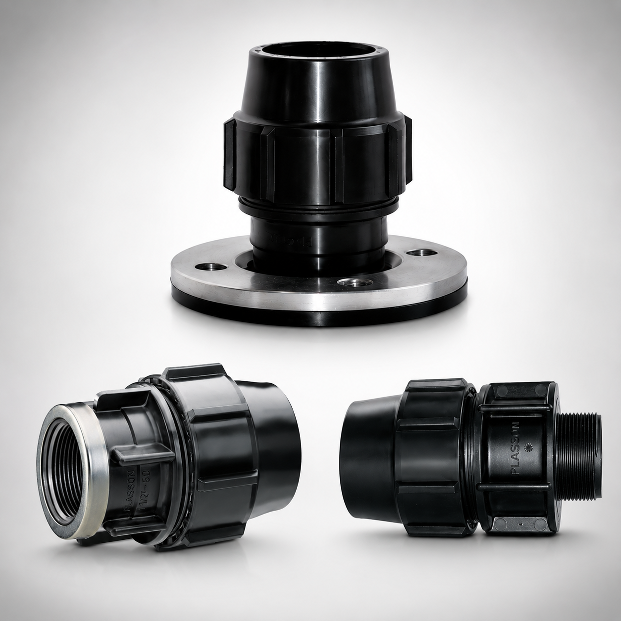Poly Rural Compression Adaptors Male 1.00IN x 0.75IN PE-MI