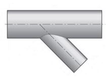 110X110X88D SDR21SEWERPLEXJUNC PE100 EQUAL