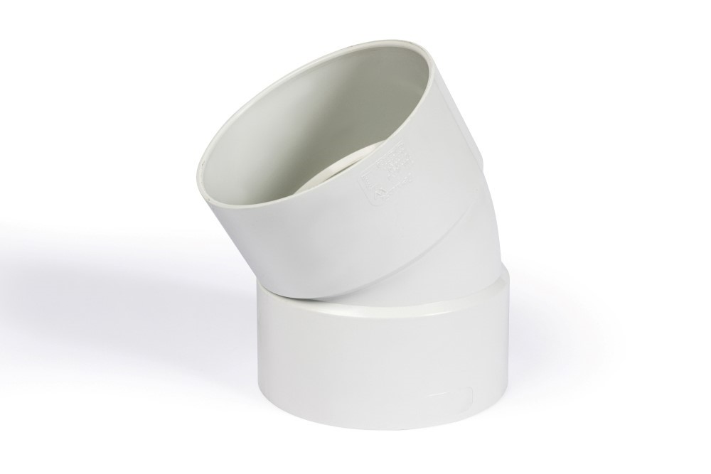 DN225 X 30D DWV PVC-U Bend FF SWJ