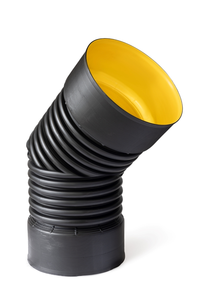 DN600 x 45° BlackMax® Bend FF RRJ (PP Fab)