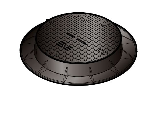 EZIpit®600 DI Frame and cover (Class D)