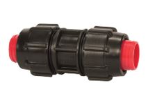 Poly Coupling - Iplex Rural - 1.25 Inch x 1.25 Inch