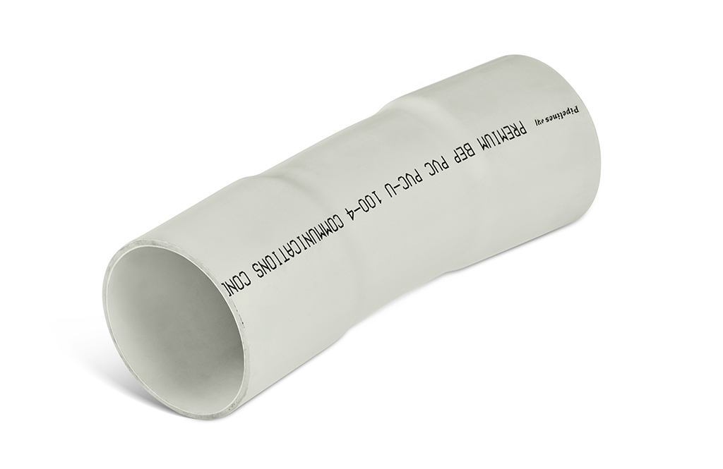 100X11.25D TELCO BEND FF WHT - 0.8M RAD TELSTRA