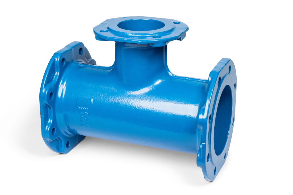 150X100 DI TEE FL NC PN16