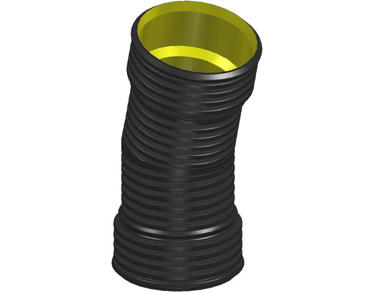 DN525 x 15° BlackMax® Bend FF RRJ (PP Fab)