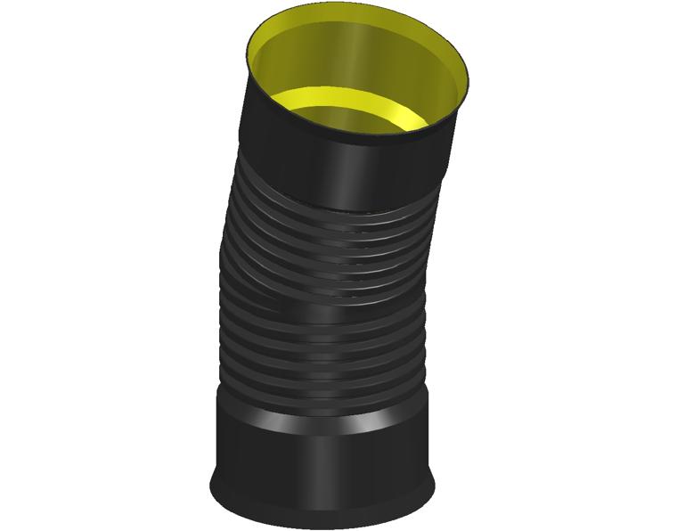 DN600 x 15° BlackMax® Bend FF RRJ (PP Fab)
