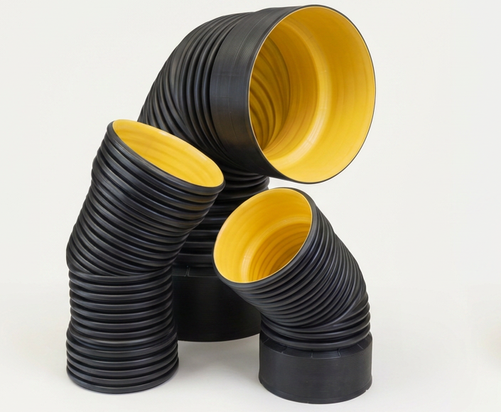 BlackMax® PP Bend DN600 x 22.5° FF RRJ