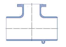 200X150 DI TEE SPFL NC PN16