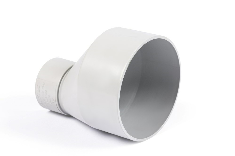 DN80 x DN50 DWV PVC-U Level Invert Taper MF SWJ