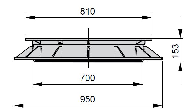 EZIpit® 600 DI Frame and cover (Class B)