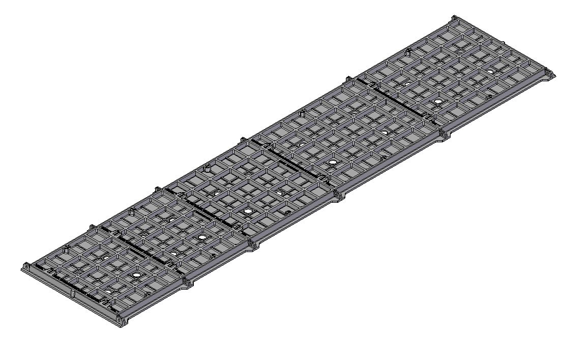 GATIC® LONG TRENCH RUN SYSTEM (GENERIC) Made To Order Email sales@gatic.com.au or call 1800 335 303