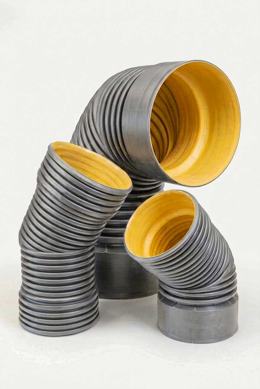 SewerMax® PP Bend DN525 x 90° FF RRJ